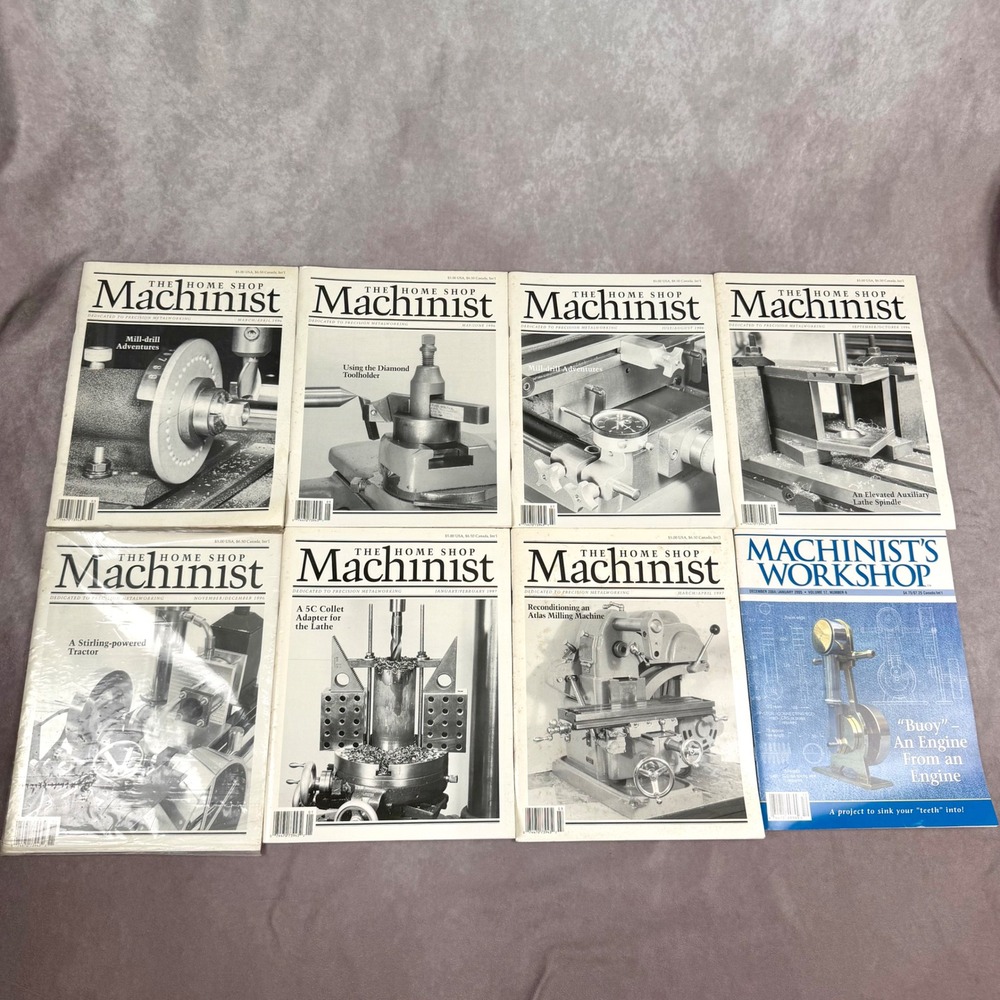 The Home Shop Machinist & Machinist's Workshop Magazine 1996/1997/2005 Mixed Lot